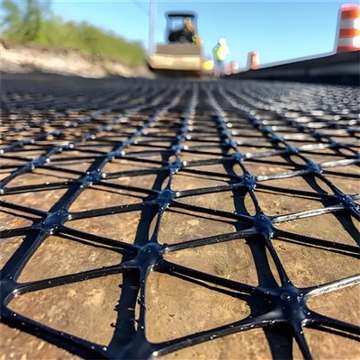 Triaxial Geogrid For Soft Soil Stabilization